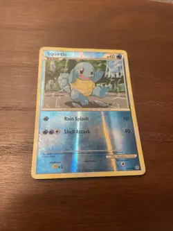Pokemon TCG Squirtle Unleashed 63/95 Reverse Holo Common Card - Image 1