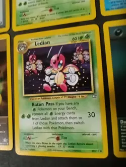 Pokemon TCG Recycle Energy Croconaw Ledyba Ledian Sneasel NEO GENESIS 8 Card Lot - Image 3