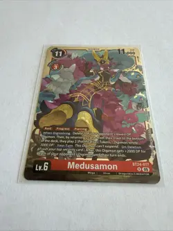 BT24-017 Medusamon Time Stranger Digimon Card Game - Image 3
