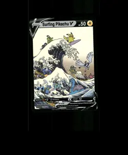 FAN-ART READ DESCRIPTION BELOW HOLO PIKACHU Card PIKACHU Pokemon Card p1 - Image 1