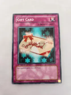 Yu-Gi-Oh! TCG Gift Card TAEV-EN078 1st Edition - Image 1