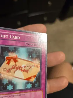 Yugioh Gift Card TAEV-EN078 Unl Ed Common Damaged - Image 4