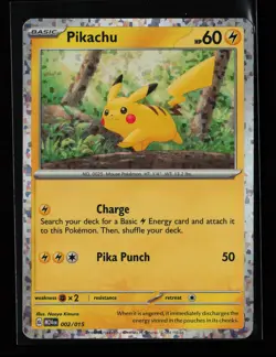 Pikachu 002/015 Holo McDonald's Promos 2024 Pokemon Card - Image 1