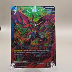 Bandai Gundam Epyon 6D02-002 LR Foil Unit During Link Zechs Gundam Card Game - Image 1