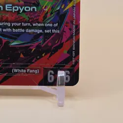 Bandai Gundam Epyon 6D02-002 LR Foil Unit During Link Zechs Gundam Card Game - Image 5