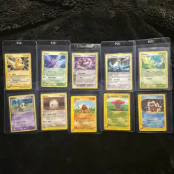 Pokemon Card Lot of 10 - Mid Era - E Readers - Holo & Swirl (NM, LP, MP) - Image 1