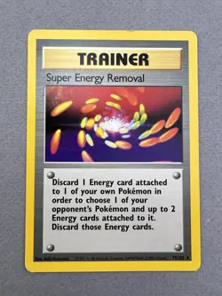 Super Energy Removal 79/102 Pokemon Card LP/MP - Image 1