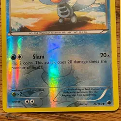 Wooper 21 & Quagsire 22 2013 BW Plasma Freeze Reverse Holo Pokemon 2 Cards - Image 4