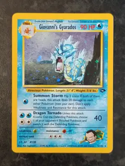 Giovanni's Gyarados Holo 5/132 Gym Challenge Pokemon Card - Image 1