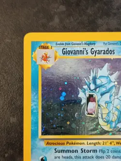 Giovanni's Gyarados Holo 5/132 Gym Challenge Pokemon Card - Image 2
