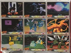 TOPPS 1999 POKEMON THE MOVIE ANIMATION EDITION COMPLETE 72 CARD SET NM BLUE LOGO - Image 4