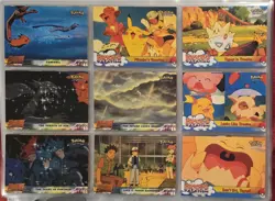 TOPPS 1999 POKEMON THE MOVIE ANIMATION EDITION COMPLETE 72 CARD SET NM BLUE LOGO - Image 5