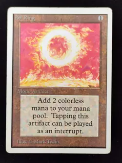 Magic the Gathering - 1 x Sol Ring - Unlimited Edition - Mtg - Old School - Image 1