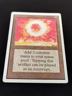 Magic the Gathering - 1 x Sol Ring - Unlimited Edition - Mtg - Old School - Image 2