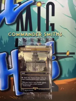 Command Tower - Croft Manor 🔥 NonFOIL🔥 Secret Lair + TREASURE Token Foil - Image 1