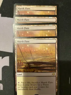 MTG Modern Horizons 2 Marsh Flats x 4 - Image 1