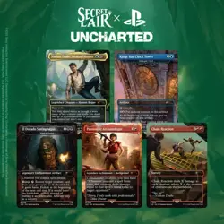 MTG Secret Lair x Uncharted - Rainbow Foil Edition - Sealed In Hand - Image 2