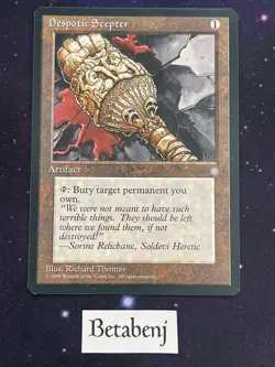 MTG Despotic Scepter - Ice Age - Image 1