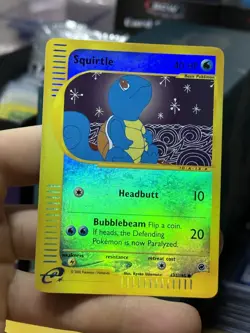 Squirtle 132/165 Expedition 2002 Reverse Holo e-Series Pokemon Card TCG - Image 4