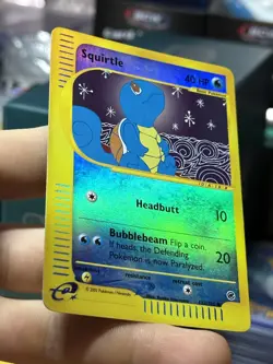 Squirtle 132/165 Expedition 2002 Reverse Holo e-Series Pokemon Card TCG - Image 5