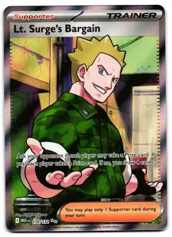 Lt. Surge's Bargain 170/132 - Mega Evolution Ultra Rare Pokemon TCG - NM Card - Image 1
