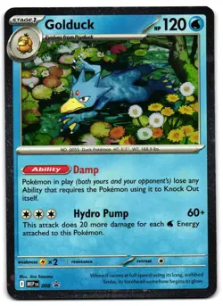 Golduck 008 - Mega Evolutions Promo Pokemon TCG - LP Card - Image 1