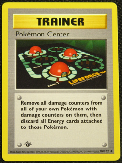 Pokemon Center - Trainer - 1st Edition Base Set Shadowless 85/102 *M/NM* - Image 1