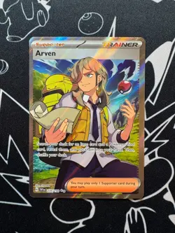 Arven 235/198 Pokemon TCG Scarlet & Violet Base Set Ultra Rare Trainer - Image 1