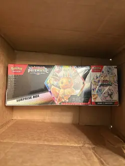 Pokemon Prismatic Evolutions Surprise Box & Booster Bundle 2 Box Set English - Image 1