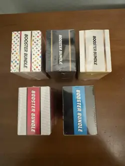 Pokemon BOOSTER BOX BUNDLES! 151, Surging, Black, White, Phantasmal - 5 Pack! - Image 5