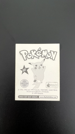 POKEMON Sticker Merlin Holo S27 Dresseur Pierre - Brock Topps Nintendo 2000 TBE - Image 2