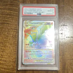 Pokemon Charizard VSTAR Secret Rare Holo 174/172 Brilliant Stars PSA 10 2022 - Image 1