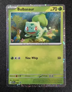 Pokemon TCG - Bulbasaur - (Cosmos Holo) Promo SV: Scarlet & Violet Promo 046 NM - Image 1