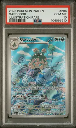 Garbodor Paradox Rift (204/182) PSA 10 GEM MINT - Pokemon TCG 💎 - Image 1