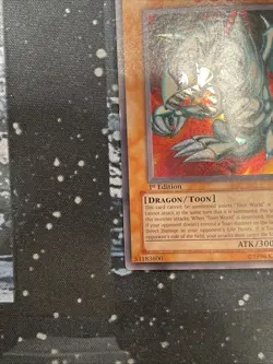Yugioh Englush Blue Eyes Toon Dragon Secret Rare MRL-000 1st Edition - Image 5