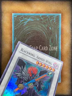 Yugioh Blackwing Armed Wing RGBT-EN041 Super Rare 1st Ed MP - Image 2