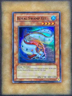 Yugioh Royal Swamp Eel CRMS-EN086 Super Rare 1st Ed NM - Image 1