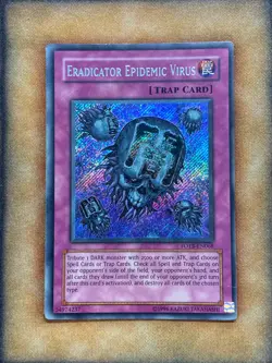 Yugioh Eradicator Epidemic Virus FOTB-EN068 Secret Rare LP - Image 1
