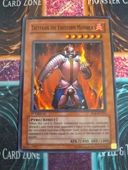 Yu-Gi-Oh! Thestalos the Firestorm Monarch RDS-EN021 Super Rare 1st Edition MP - Image 1