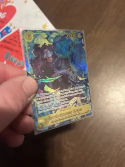 One Piece Op12-119 Bartholomew Kuma Full Art SEC Card. Mint - Image 2
