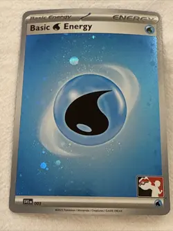 Water Energy Prize Pack Series 4 Pokemon Card Play! Promo Cosmos Holo - NM - Image 1