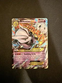 Pokemon TCG XY: Breakthrough M Mewtwo EX Ultra Rare Holo Card 63/162 - Image 3