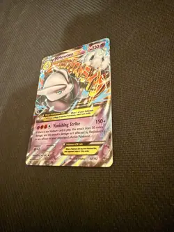 Pokemon TCG XY: Breakthrough M Mewtwo EX Ultra Rare Holo Card 63/162 - Image 4