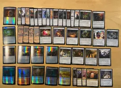 MTG Lot Of 44 Battle For Baldur’s Gate ARTIFACT and LAND Cards Including FOILS - Image 1