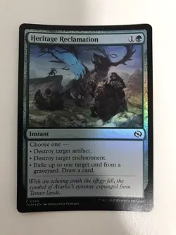 Heritage Reclamation Foil MTG Magic the Gathering Card NM Near Mint TDM - Image 1