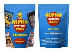 Pokemon Alpha Mystery Pack - Graded Card & Sealed Booster (Manufacturer Sealed) 728192494000 - Image 1