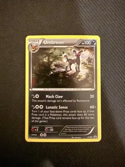 Pokemon TCG Umbreon Black Star Promos Holo Card XY96 - Image 4