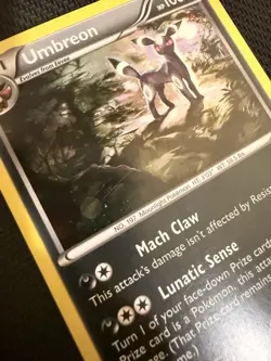 Pokemon TCG Umbreon Black Star Promos Holo Card XY96 - Image 5