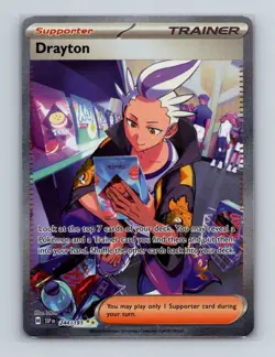 Drayton 244 2024 Pokemon Surging Sparks Special Illustration Rare Card NM+ - Image 1