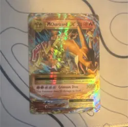 Pokemon M Charizard EX Full Art Holo Mega Card 220 HP 300 Attack - Image 1